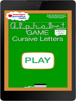 screenshot of Cursive Handwriting Game HWTC