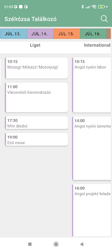 Szélrózsa Találkozó Programok Screen 2