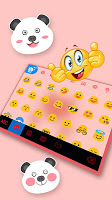 screenshot of Cute Little Piggy Keyboard Theme