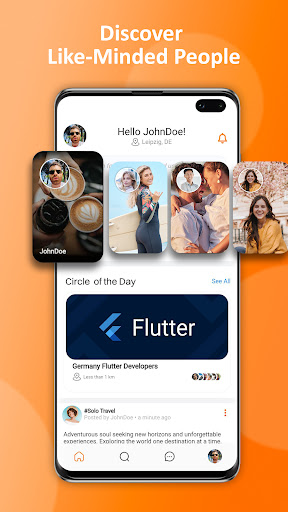 Android application TopicFriend screenshort