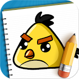 Draw A Bird Angry icon