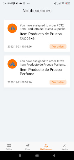 Time express delivery Screen 3