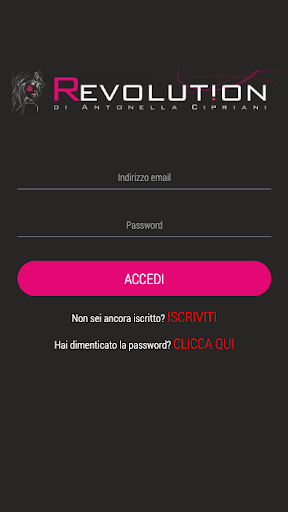 Android application Revolution Parrucchieri screenshort