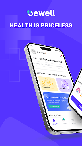 Android application bewell - Health teleconsultant screenshort
