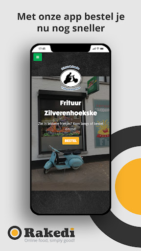 Android application Frituur Zilverenhoekske screenshort