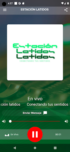 Android application Estación latidos argentina screenshort