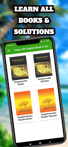Android application Class 6 English Solution screenshort