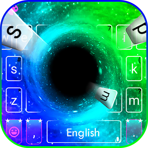 Black Hole Keyboard Theme logo