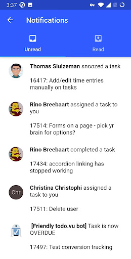 todo.vu Screen 3
