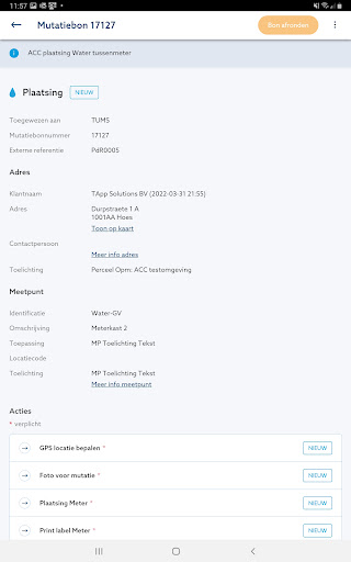 TUMS App Screen 2