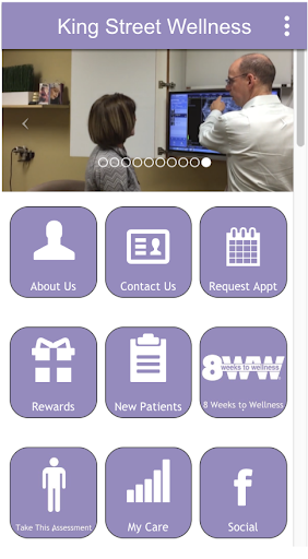 Android application King Street Wellness screenshort