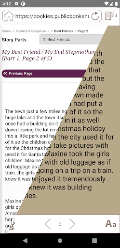 Android application Website Read As Text screenshort