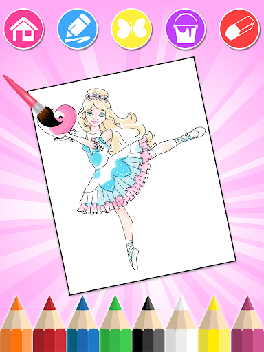 Screenshot of Princess Coloring Book 3