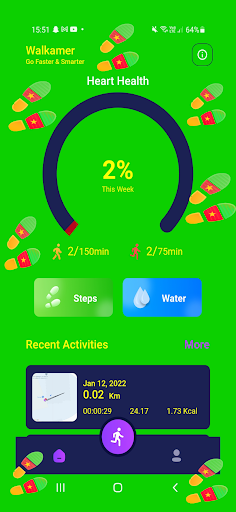 Android application WalKamer screenshort