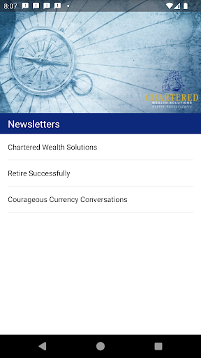 Chartered Wealth Solutions Screen 2