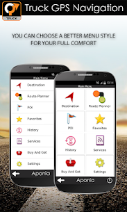 Truck GPS Navigation by Aponia For PC installation