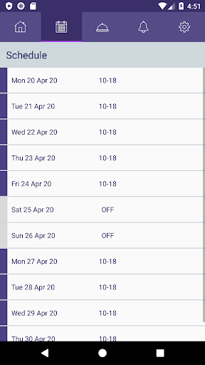 Smart Rota Screen 3