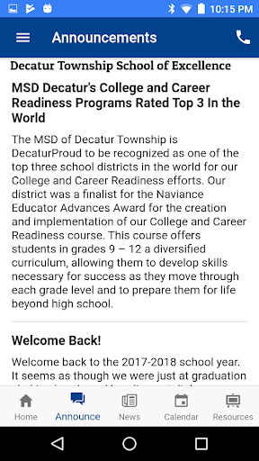 MSD of Decatur Township