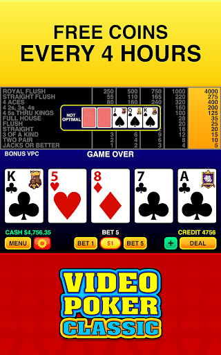 Video Poker Classic Free screenshots 4