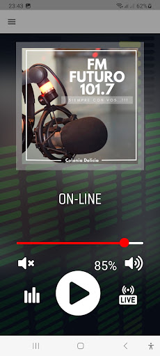 Radio Futuro 101.7 Screen 2
