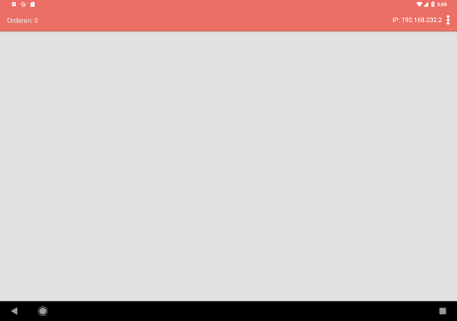 Android application iPOS v5 KDS screenshort