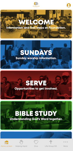 Android application Foundation Lutheran Church CO screenshort