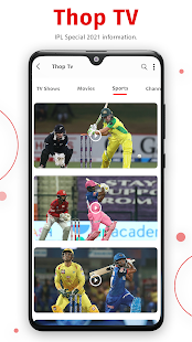 Guide For Thop TV : Live Cricket TV Streaming Tips 1.0 APK screenshots 3