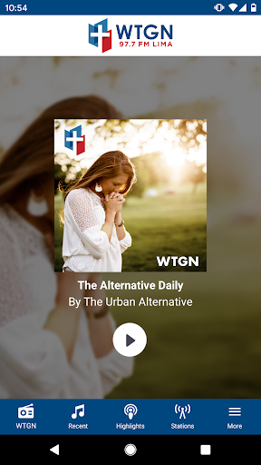 Android application WTGN Radio screenshort