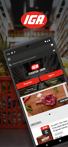 Android application IGA Stockton Supermarket screenshort