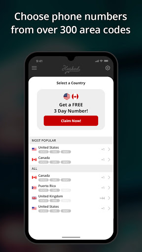 Hushed Second Phone Number v5.6.3 MOD – Calling and Texting Gallery 4