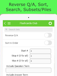 Flashcards Club - Create/Share Screenshot