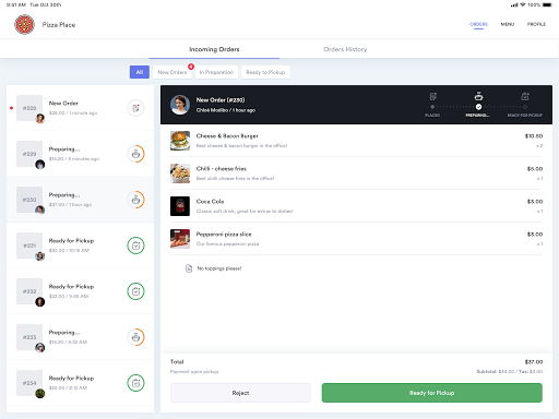 spaceOS Merchant Screen 3