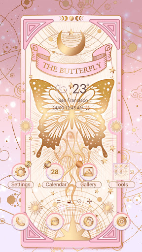 Android application The Butterfly Tarot- Wallpaper screenshort