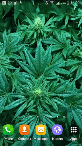 Android application Weed Live Wallpaper screenshort