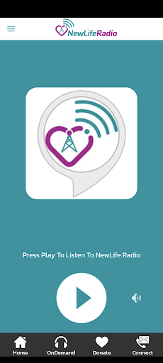 Android application NewLife Radio screenshort