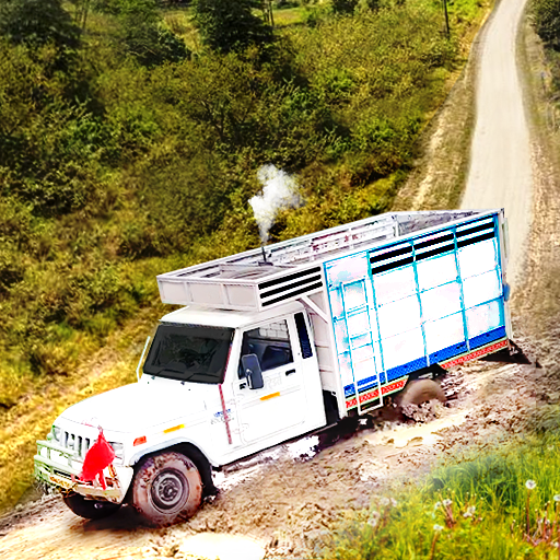 4x4 Pickup Truck Hill Truck 3D logo