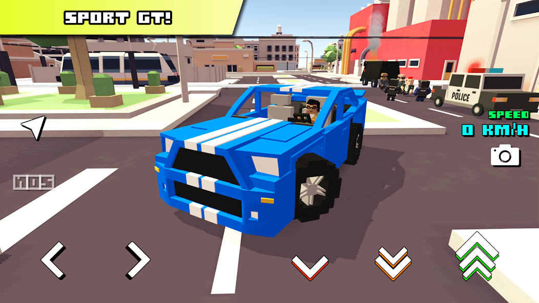 Blocky Car Racer - racing game 1.44 APK + Mod (Unlimited money) for Android