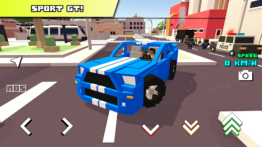 Blocky Car Racer - لعبة سباق