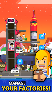 Rocket Star - เกม Idle Space Factory Tycoon