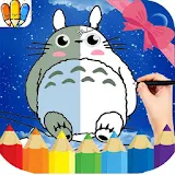 ?Coloring Book For Totoro - Cute anime icon