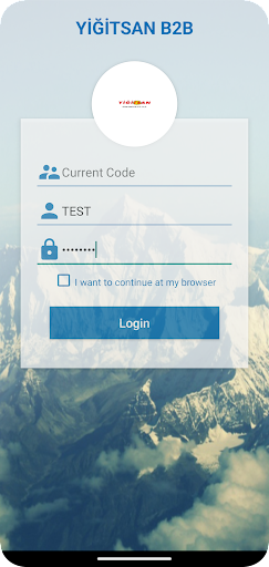 Android application Yigitsan B2B screenshort