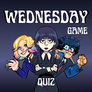 Wednesday Addams Games Quiz apk