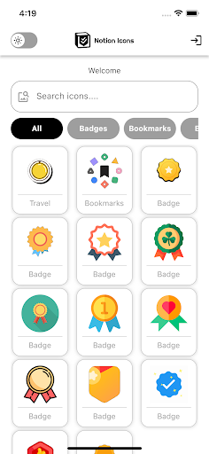 Notion Icons Screen 3