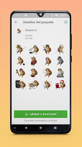 Screenshot 3 Cheems Stickers para WA android