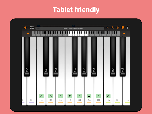 Grand Piano and Keyboard