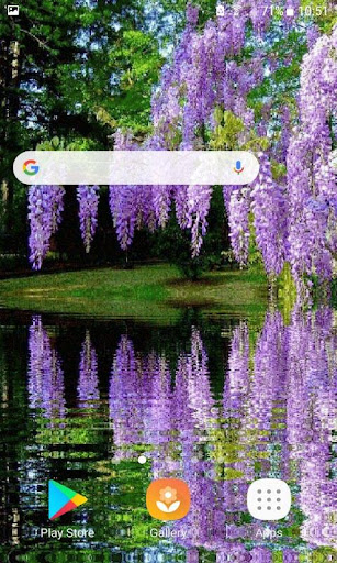 Purple Flower Garden LWP