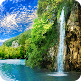 Forest Waterfall Live Wallpaper icon