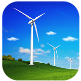 Wind turbines - meteo station icon