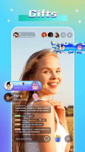 Android application Doli Live- Go Stream & Party screenshort