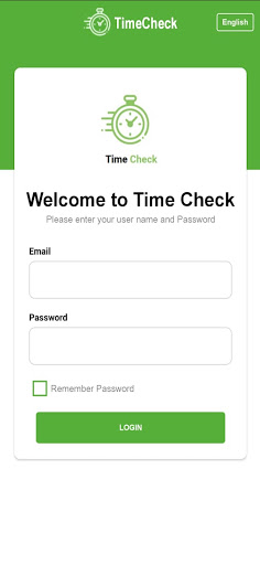 Android application TIMECHECK Enterprise screenshort